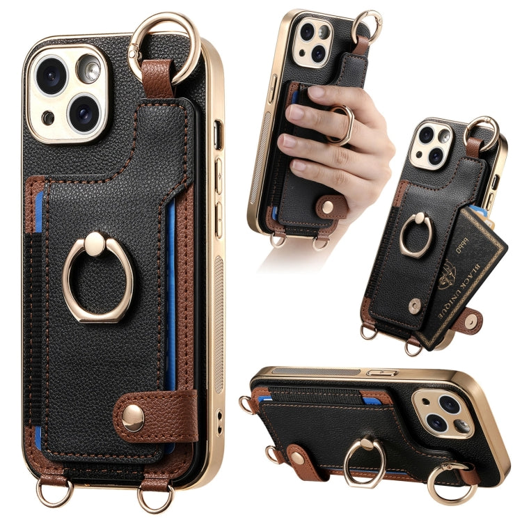 Fashion Ring Card Bag Phone Case with Hang Loop, Series 2