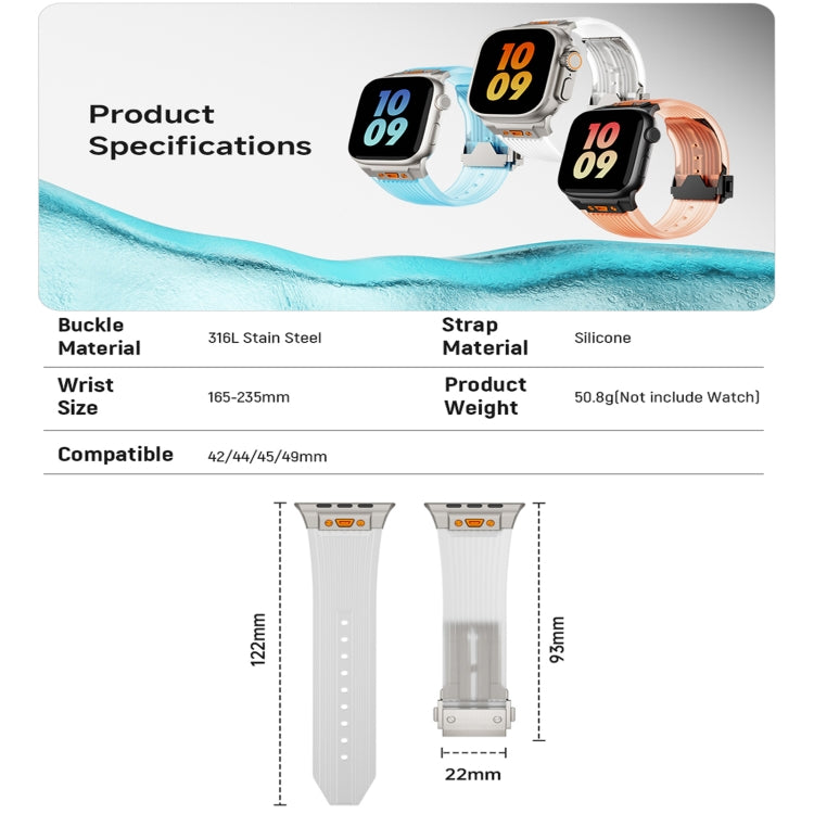 Transparent Silicone Watch Band, Series 1