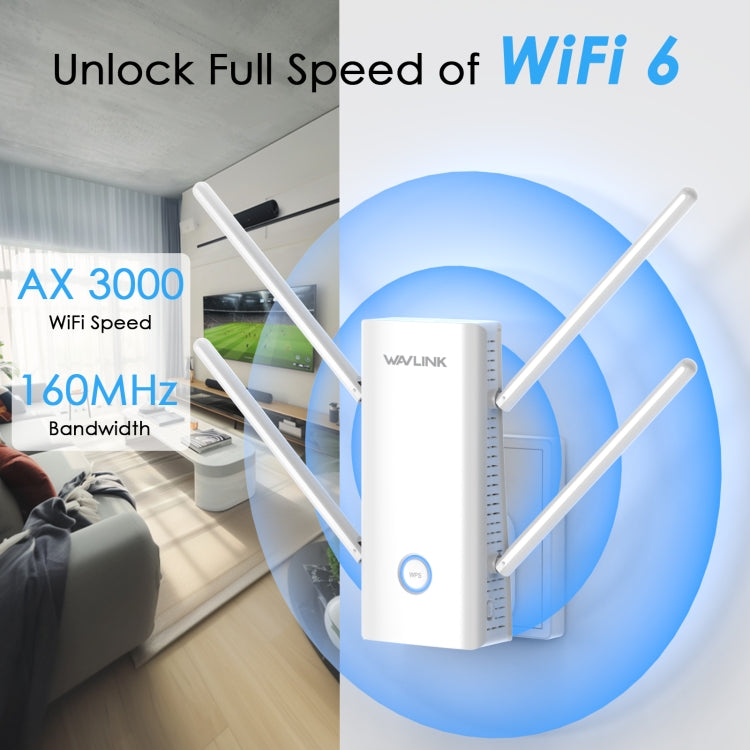 Wavlink WN583AX3 AX3000 Dual Band WiFi Repeater/AP/Router/Mesh Mode WiFi Extender My Store