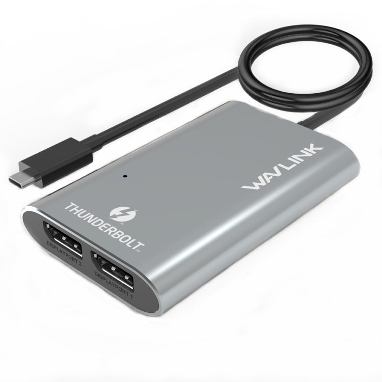 WAVLINK UTA21D DP 4K/5K/8K Video Thunderbolt 3 Type-C to Dual DisplayPort  Adapter