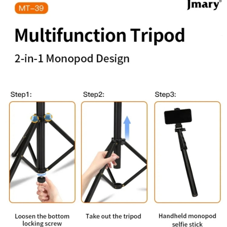 JMARY MT-39 Multifunction Live Streaming DSLR Camera Stand Holder Phone Clamp Tripod My Store