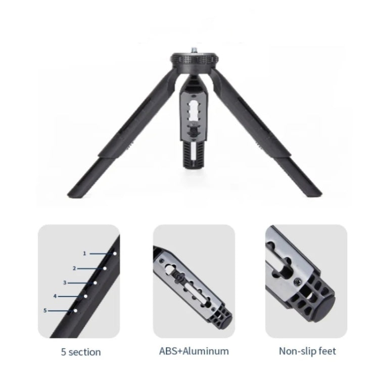 JMARY MT-30 Desktop Tripod Camera Phone Projector Selfie Stick 5-section Adjustable Tripod My Store