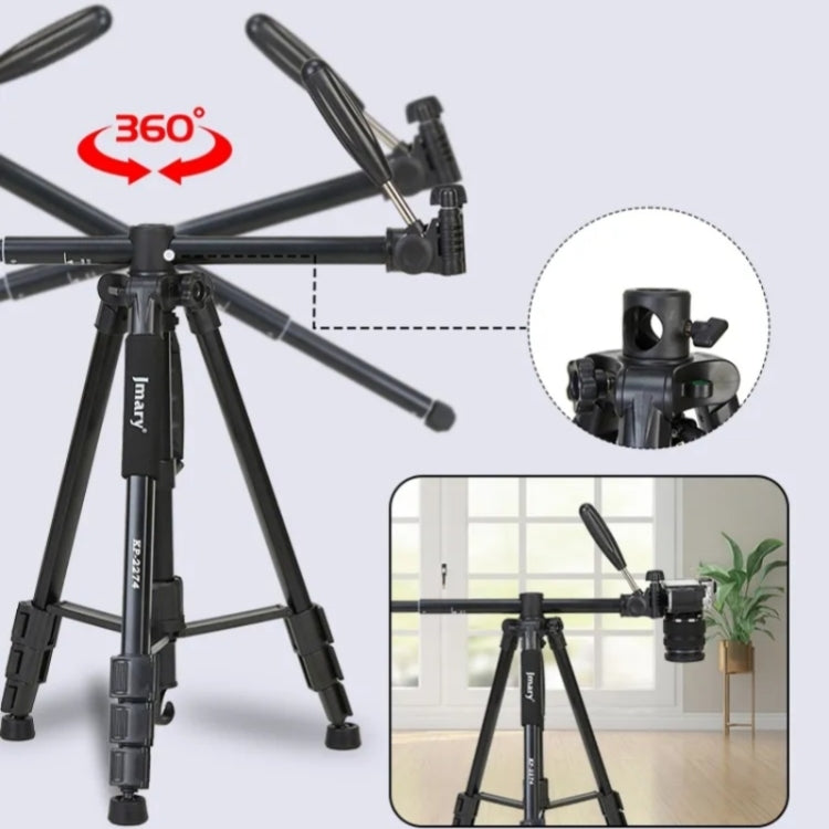 JMARY KP-2274 5-section Adjustable Monopod Multi-function Outdoor Photography Tripod