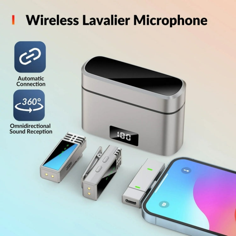 JMARY MW-15 For iPhone / iPad 2.4G Lavalier Wireless Microphone Reluova