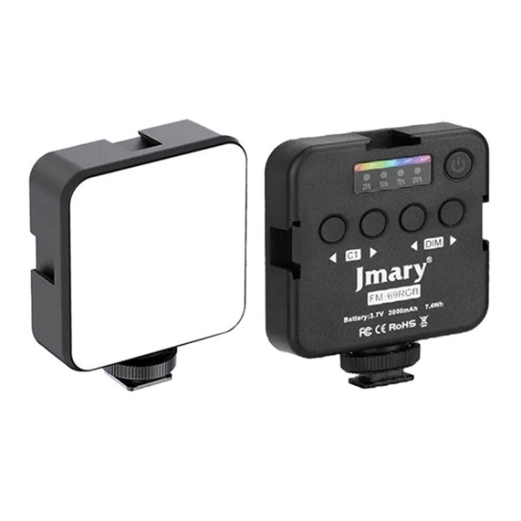 JMARY FM-69RGB Portable Mini RGB Video Light Camera Light Photography Lighting Lamp My Store