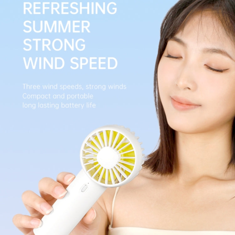 F10 3 Wind Speed Rechargeable Summer Cooling Fan Mini Handheld Fan Cooler Reluova