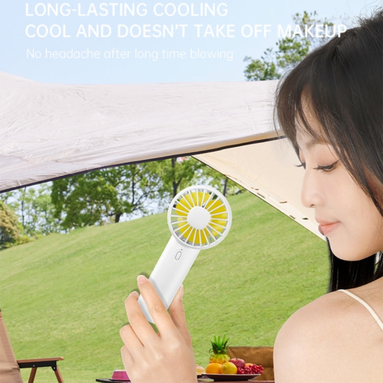 F10 3 Wind Speed Rechargeable Summer Cooling Fan Mini Handheld Fan Cooler Reluova