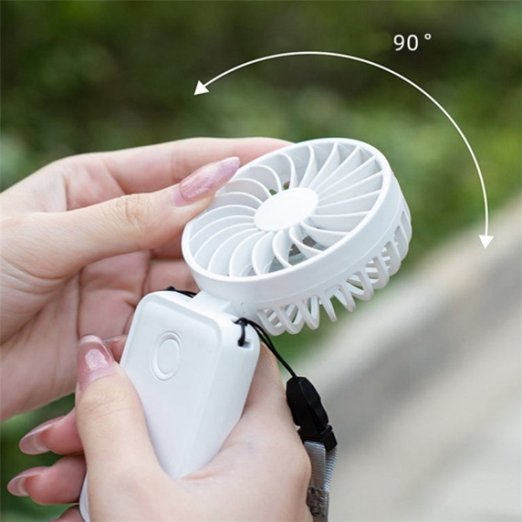 F458 With Neck Rope Summer 3 Speeds Adjustable Foldable Mini Handheld Fan Reluova