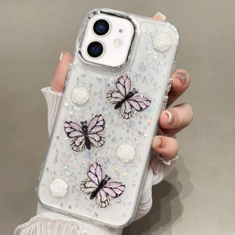 Glitter 3D Butterfly TPU Phone Case, Series 2