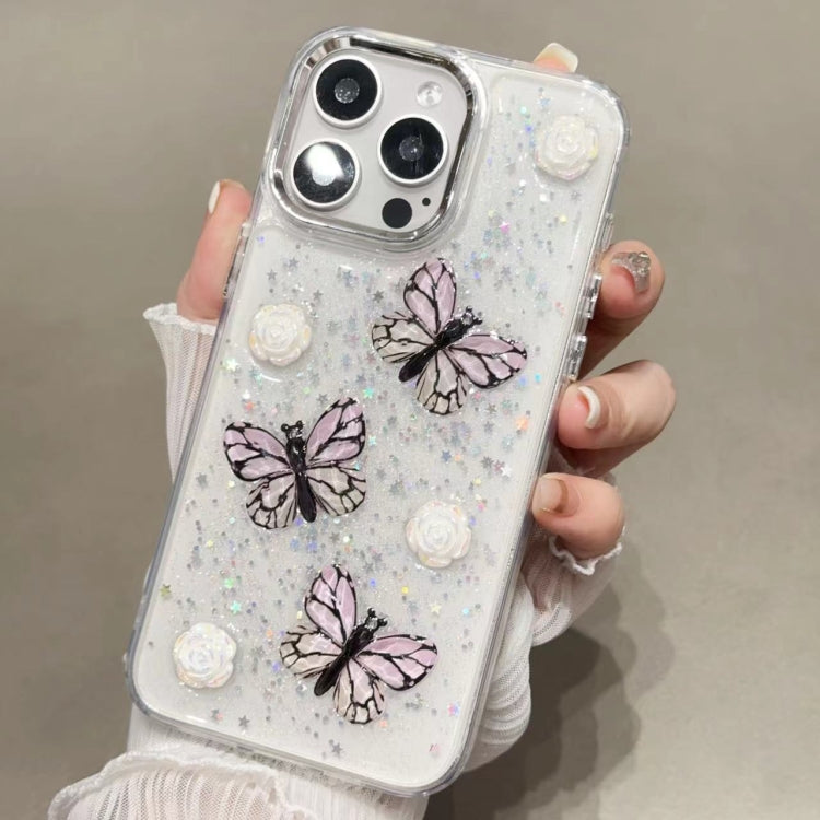 Glitter 3D Butterfly TPU Phone Case, Series 1