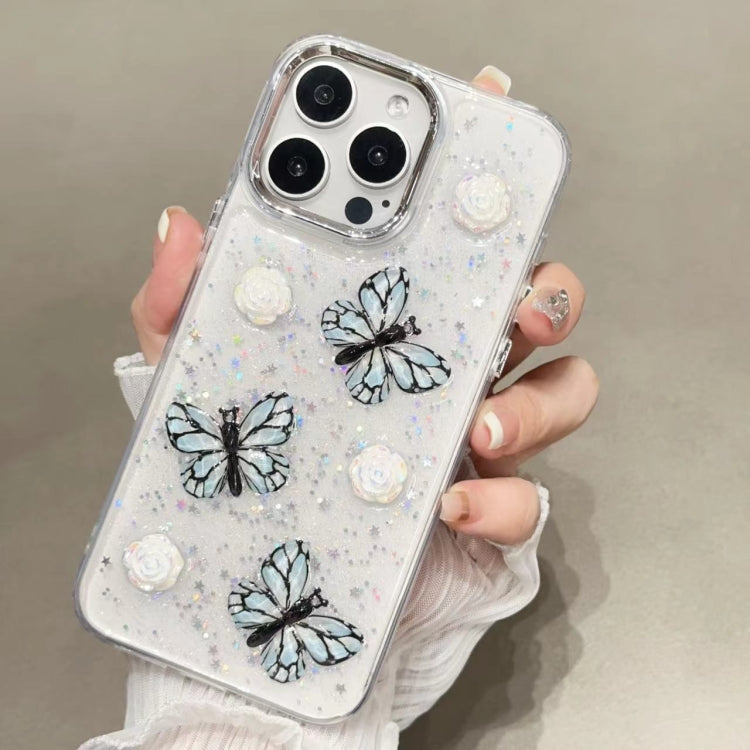 Glitter 3D Butterfly TPU Phone Case, Series 2