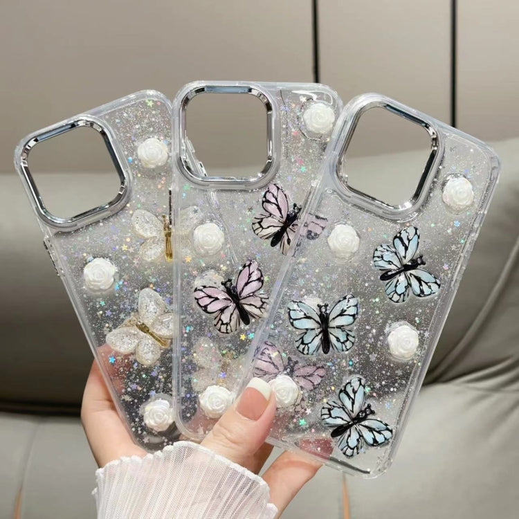 Glitter 3D Butterfly TPU Phone Case, Series 2