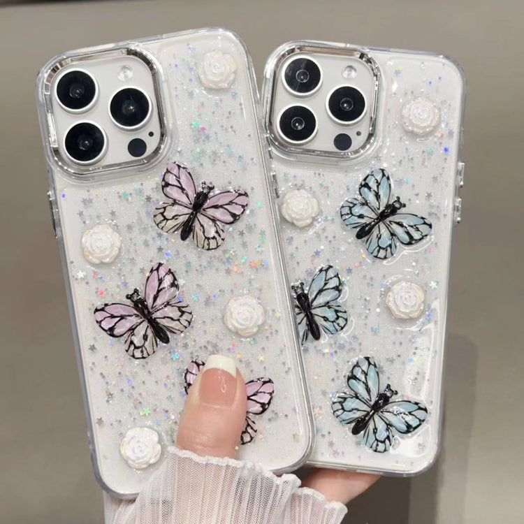 Glitter 3D Butterfly TPU Phone Case, Series 2