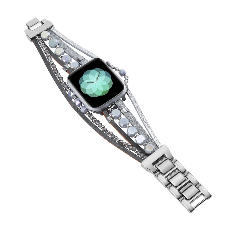 Beaded National Style Bracelet Crystal Watch Band, Series 1 My Store