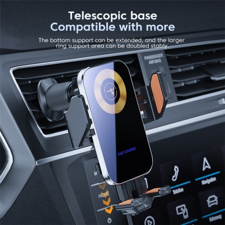 X15 Wireless Charger Mobile Phone Bracket Car Air Vent Cell Phone Mount Holder