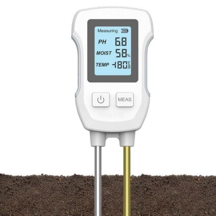 3 in 1 Digital Display Soil Detector, Soil Moisture, Temperature, PH-Reluova