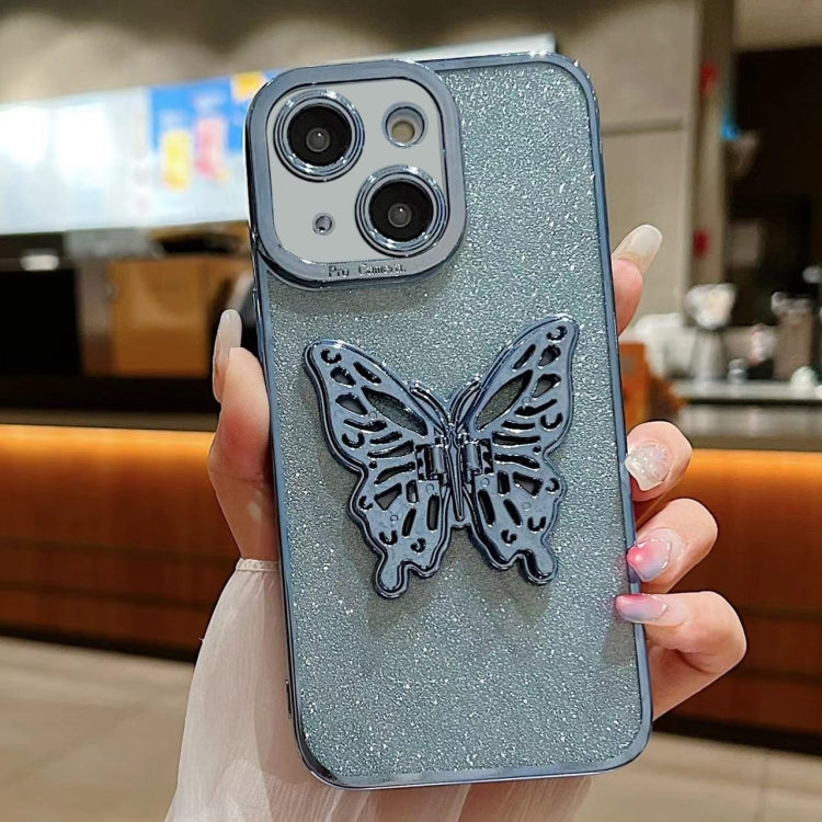 Electroplated Glitter 3D Butterfly TPU Phone Case, Series 4