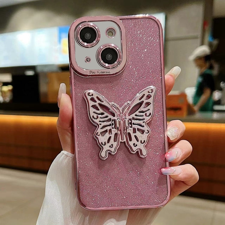 Electroplated Glitter 3D Butterfly TPU Phone Case, Series 2