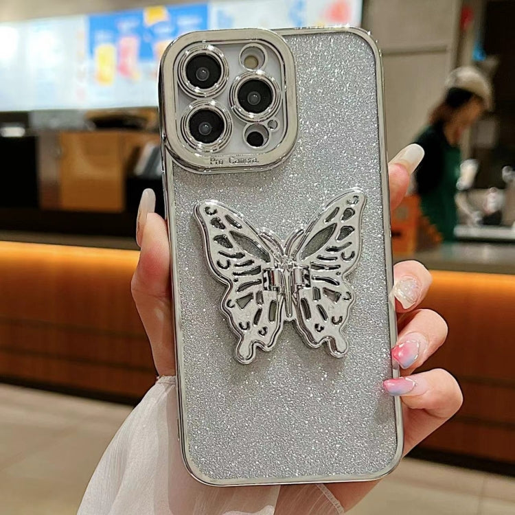 Electroplated Glitter 3D Butterfly TPU Phone Case, Series 4