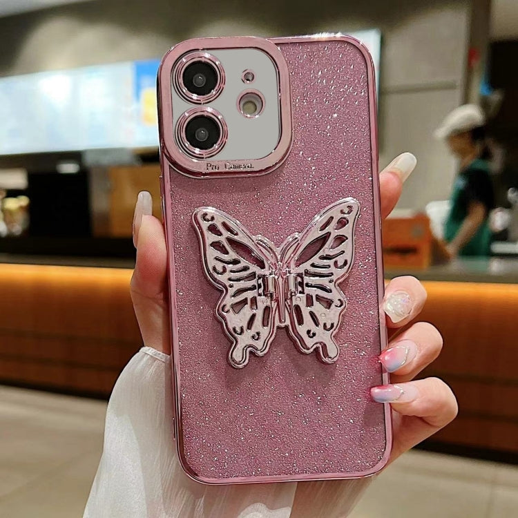 Electroplated Glitter 3D Butterfly TPU Phone Case, Series 1