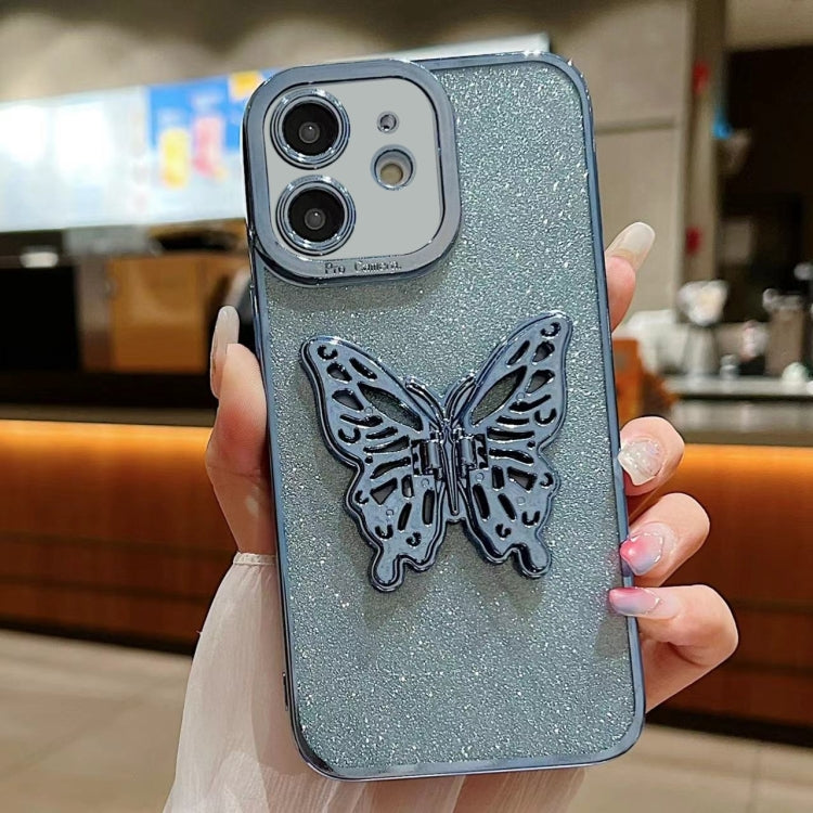 Electroplated Glitter 3D Butterfly TPU Phone Case, Series 5