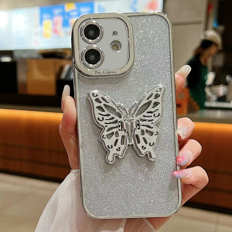 Electroplated Glitter 3D Butterfly TPU Phone Case, Series 5