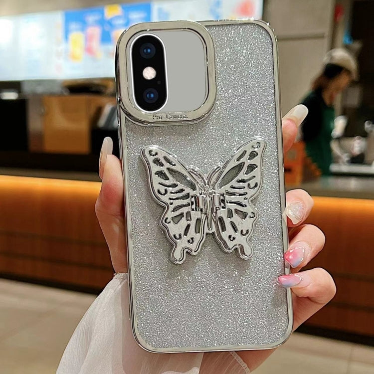 Electroplated Glitter 3D Butterfly TPU Phone Case, Series 3