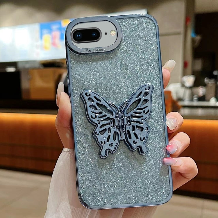 Electroplated Glitter 3D Butterfly TPU Phone Case, Series 4