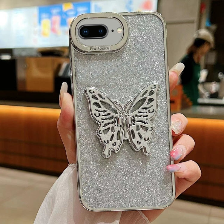 Electroplated Glitter 3D Butterfly TPU Phone Case, Series 4