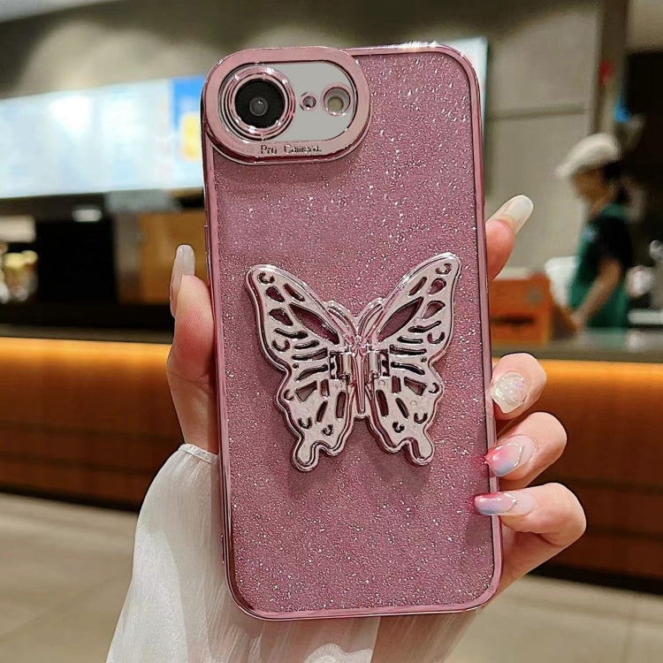 Electroplated Glitter 3D Butterfly TPU Phone Case, Series 1