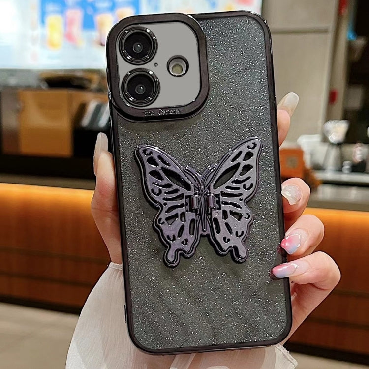 Electroplated Glitter 3D Butterfly TPU Phone Case, Series 3