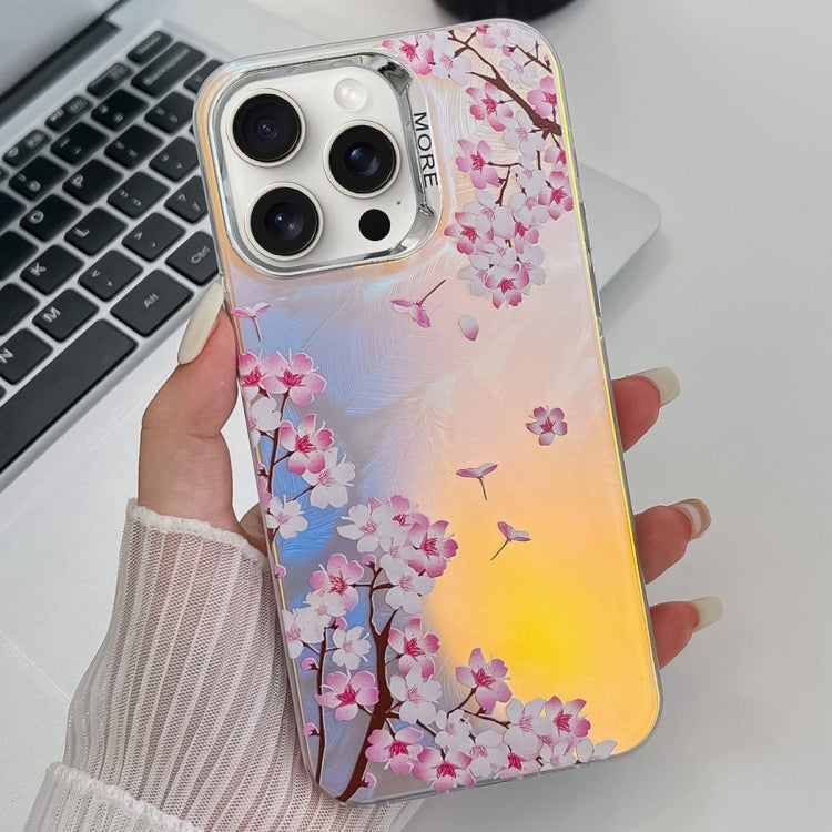 Electroplating Laser Flower Texture TPU Phone Case, Series 5