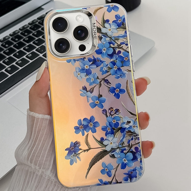 Electroplating Laser Flower Texture TPU Phone Case, Series 5