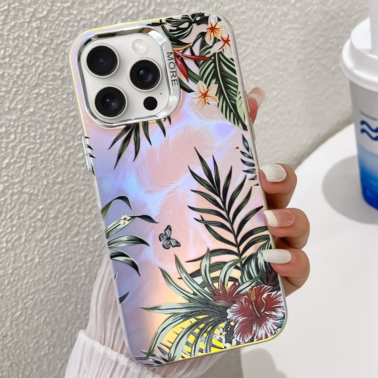 Electroplating Laser Flower Texture TPU Phone Case, Series 5