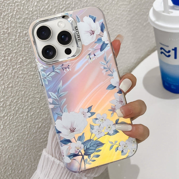 Electroplating Laser Flower Texture TPU Phone Case, Series 5