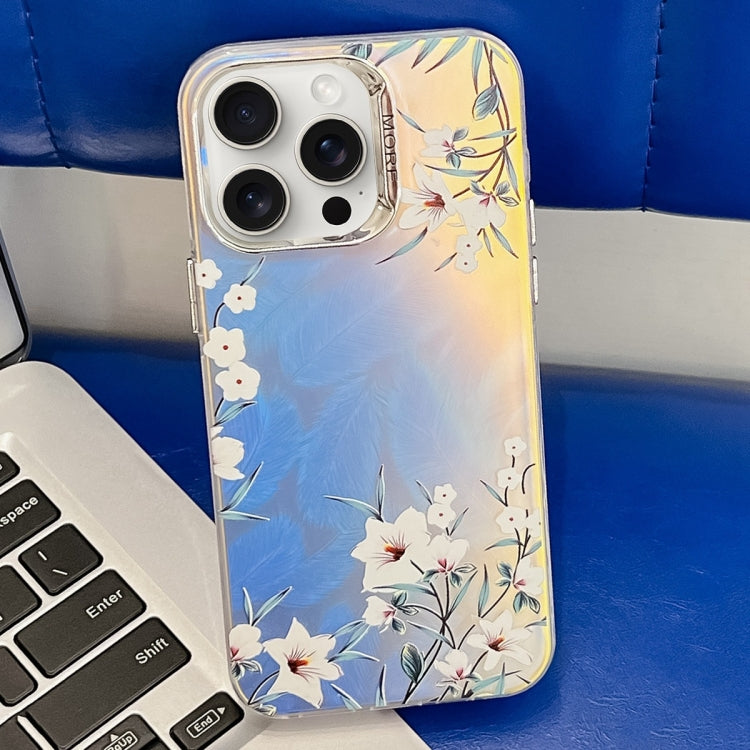 Electroplating Laser Flower Texture TPU Phone Case, Series 5