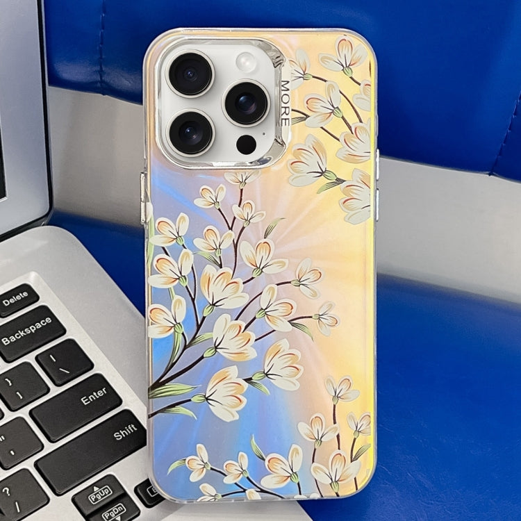 Electroplating Laser Flower Texture TPU Phone Case, Series 5