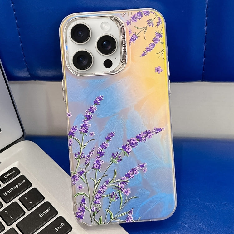 Electroplating Laser Flower Texture TPU Phone Case, Series 5