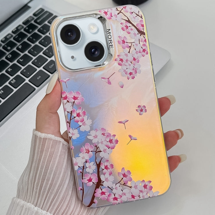 Electroplating Laser Flower Texture TPU Phone Case, Series 3