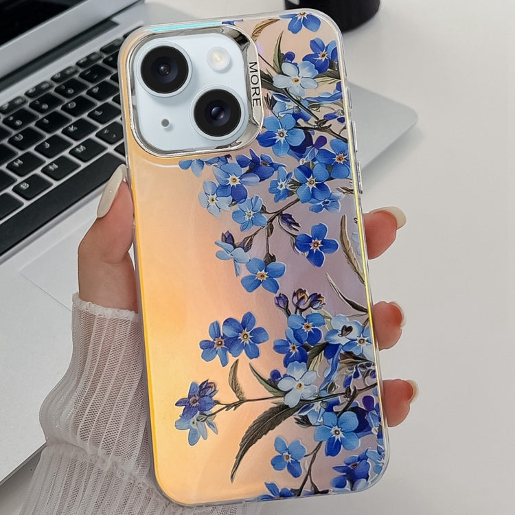 Electroplating Laser Flower Texture TPU Phone Case, Series 3