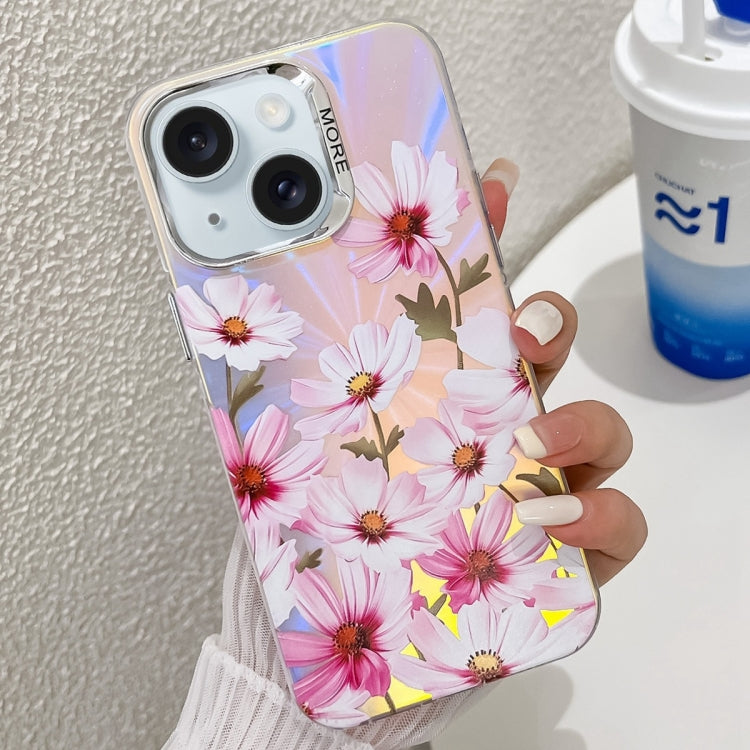 Electroplating Laser Flower Texture TPU Phone Case, Series 3