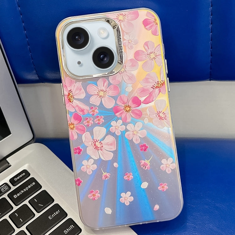 Electroplating Laser Flower Texture TPU Phone Case, Series 3