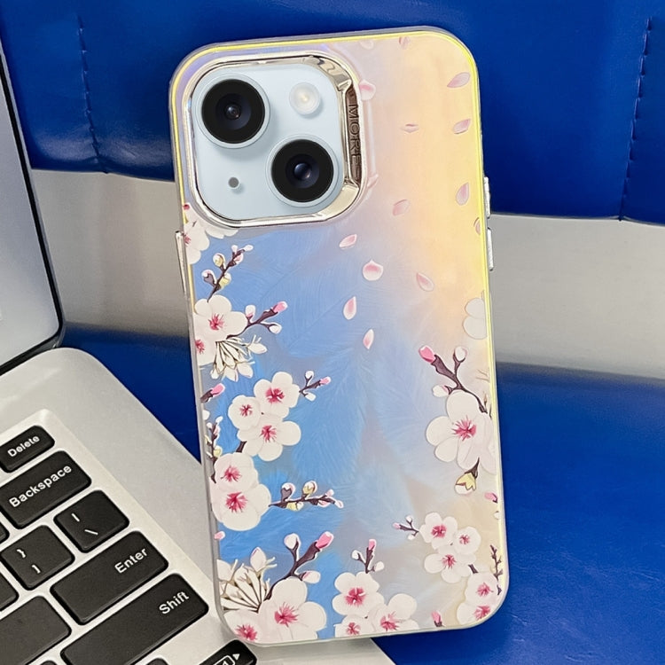 Electroplating Laser Flower Texture TPU Phone Case, Series 3