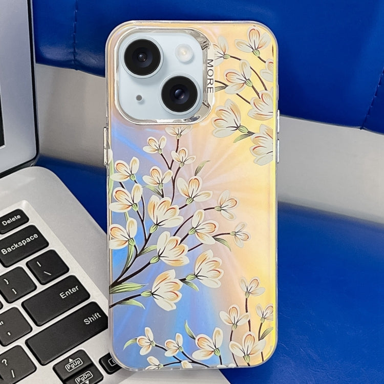 Electroplating Laser Flower Texture TPU Phone Case, Series 3