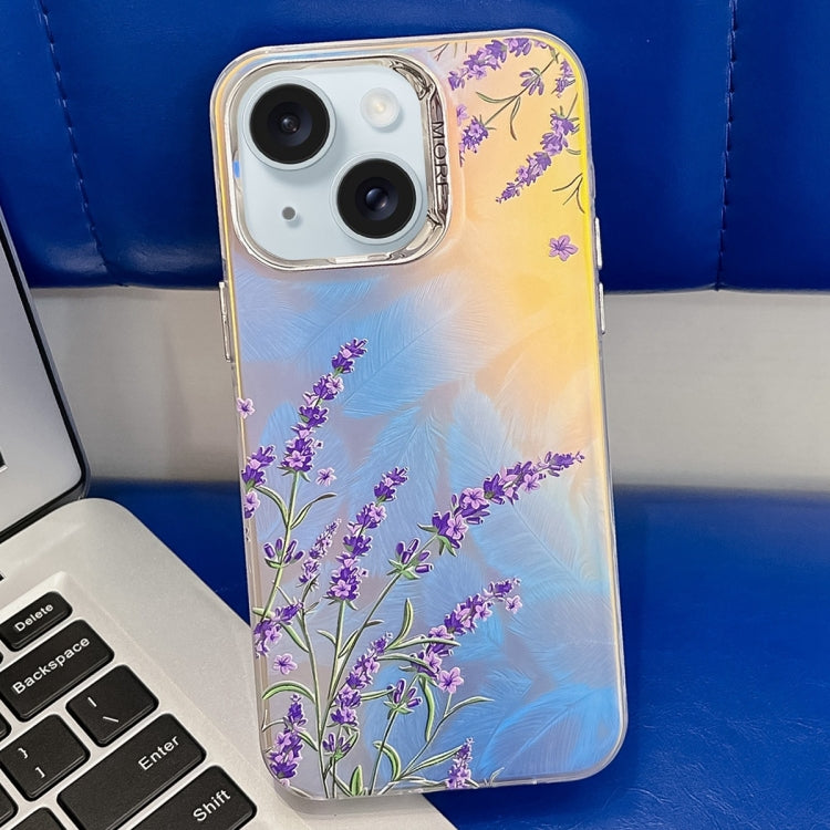 Electroplating Laser Flower Texture TPU Phone Case, Series 3