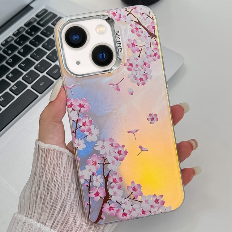 Electroplating Laser Flower Texture TPU Phone Case, Series 8