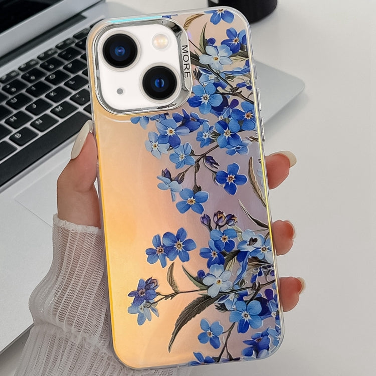 Electroplating Laser Flower Texture TPU Phone Case, Series 8