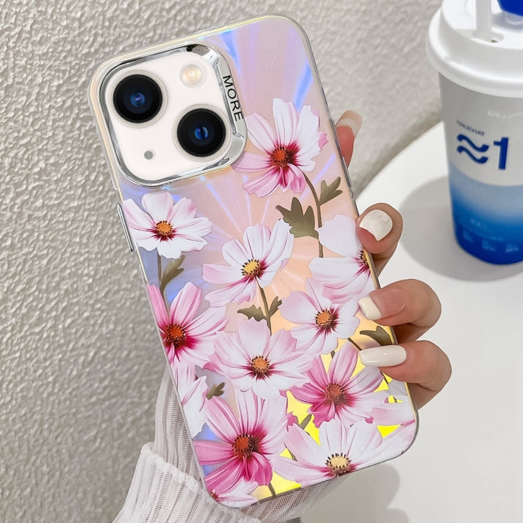 Electroplating Laser Flower Texture TPU Phone Case, Series 8