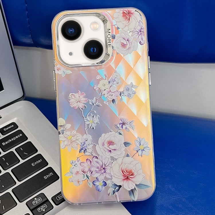 Electroplating Laser Flower Texture TPU Phone Case, Series 8