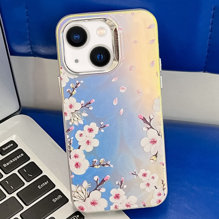 Electroplating Laser Flower Texture TPU Phone Case, Series 8